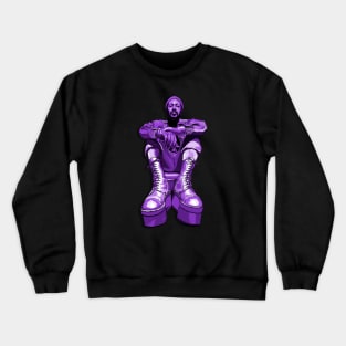 Marvin's Platform Boots- purple monochome Crewneck Sweatshirt